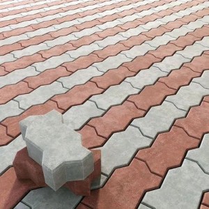Zigzag Interlocking Concrete Paver Block